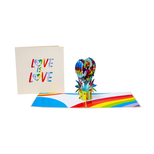 Love is Love 3D Greeting Card