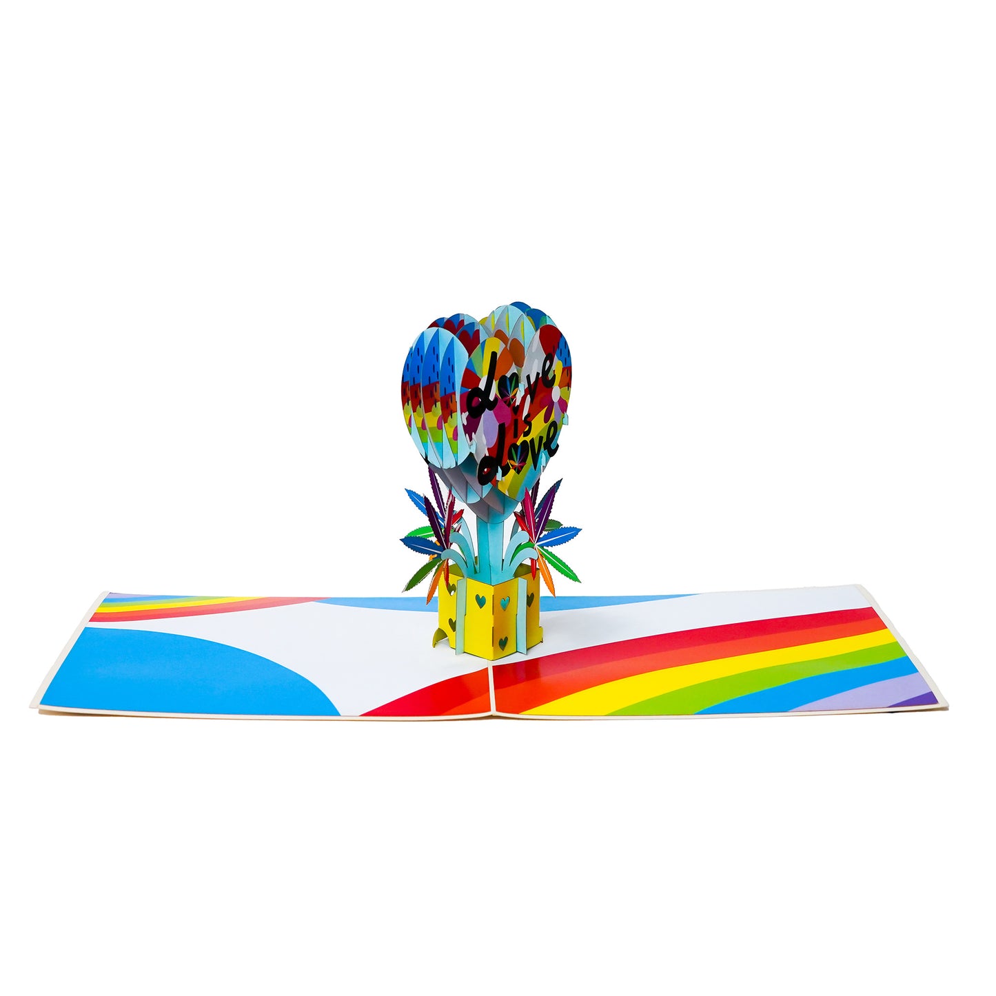 Love is Love 3D Greeting Card