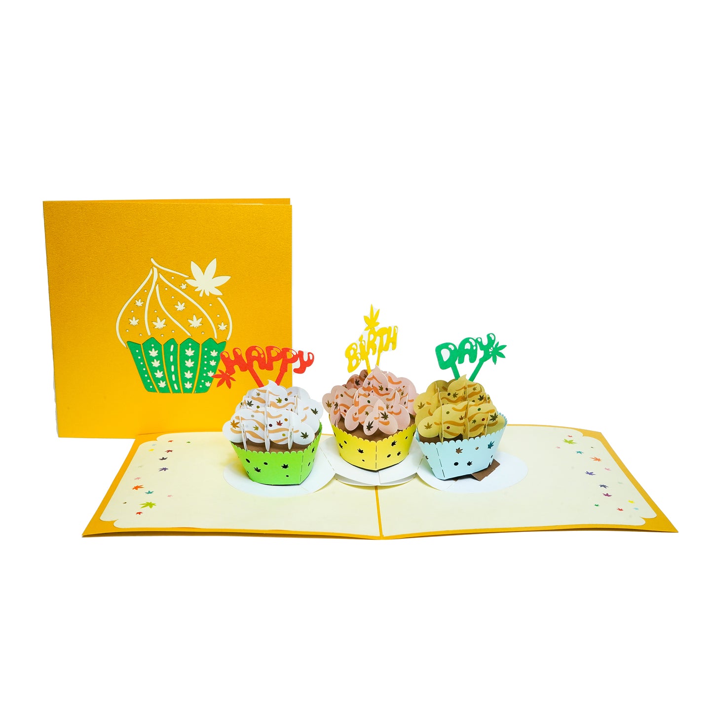 Birthday Cupcake 3D Greeting Card