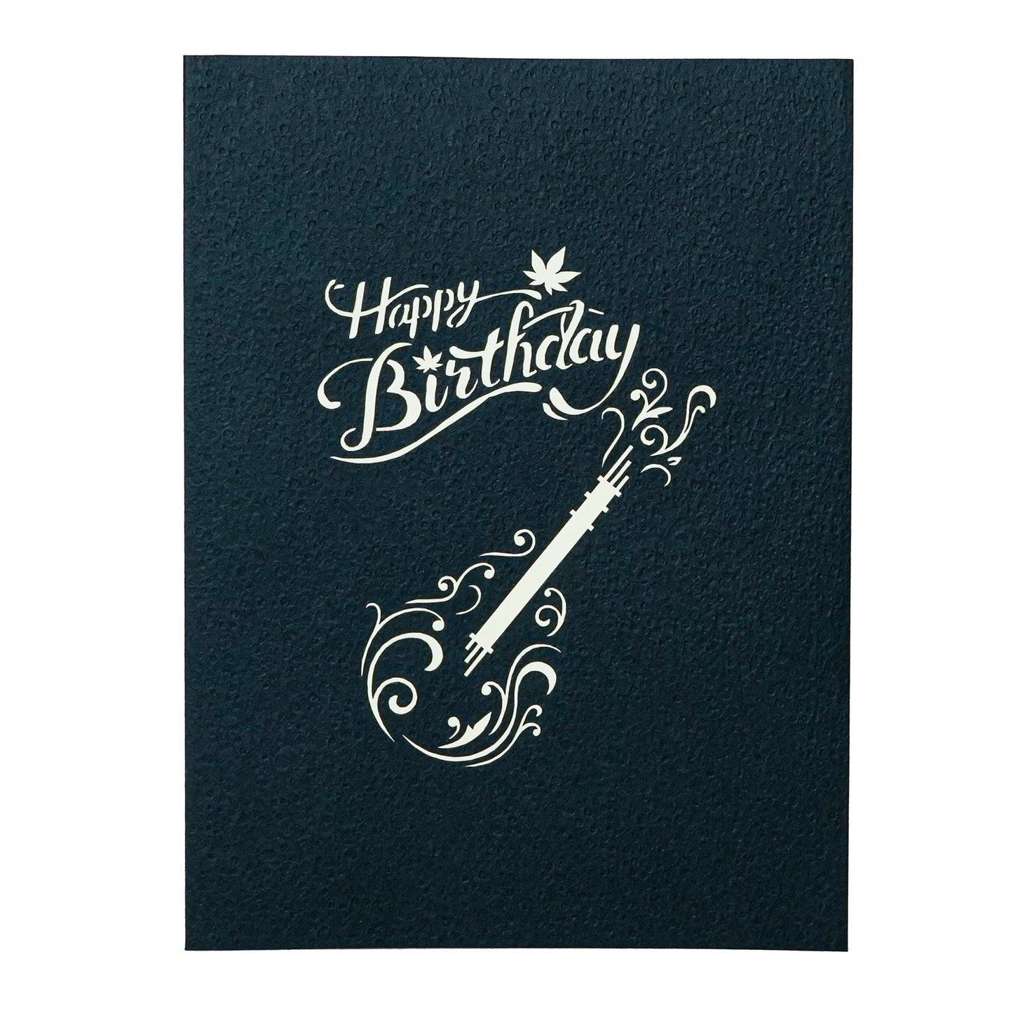 Rock and Roll 3D Greeting Card